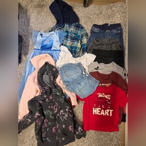 2T Girls Boys Mixed Lot Disney Dress Unicorn Sweatshirt